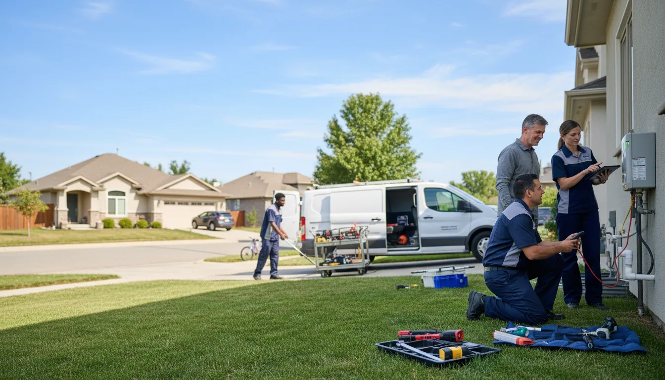 Tankless water heater service in Newark, MO